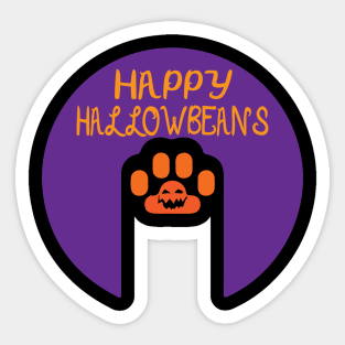 Happy Hallowbeans T Shirt Funny Halloween Gifts Idea Shirt Sticker